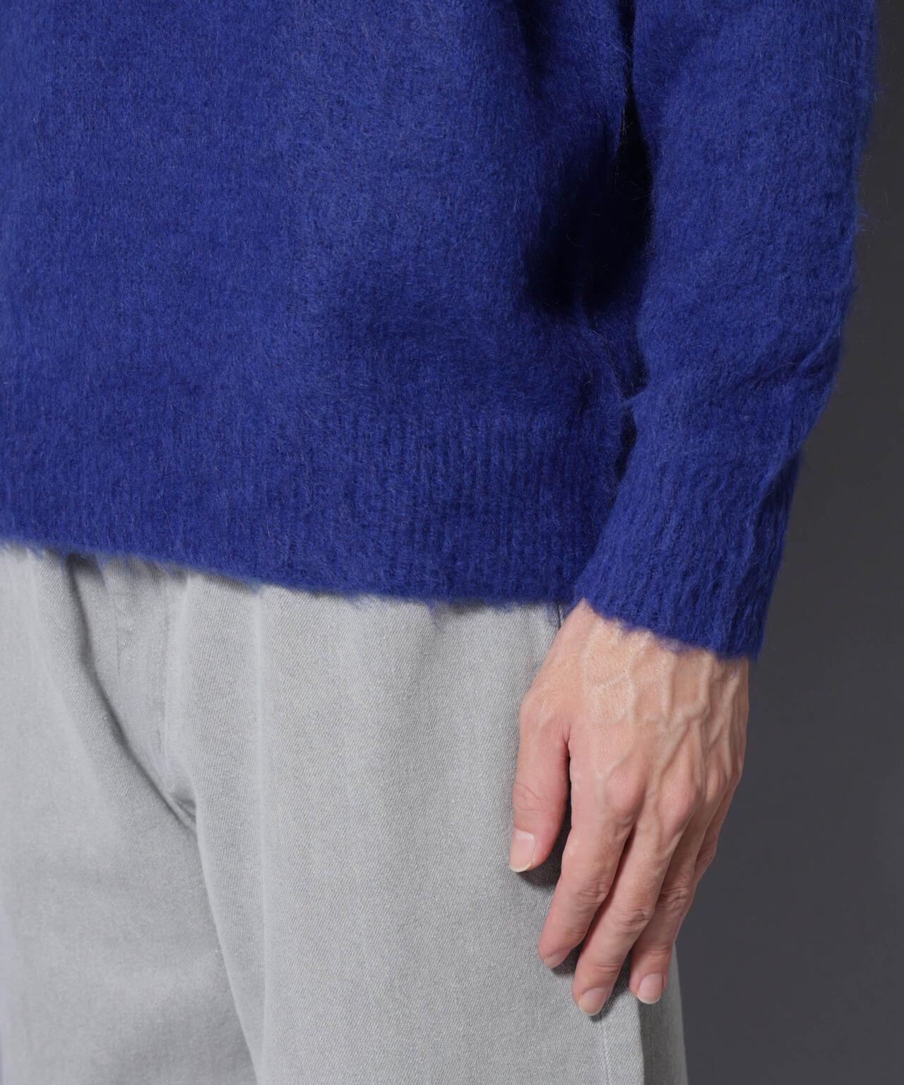 ｢COFIL｣ SCIARADA モヘヤ混 クルーネックニット 6685222235