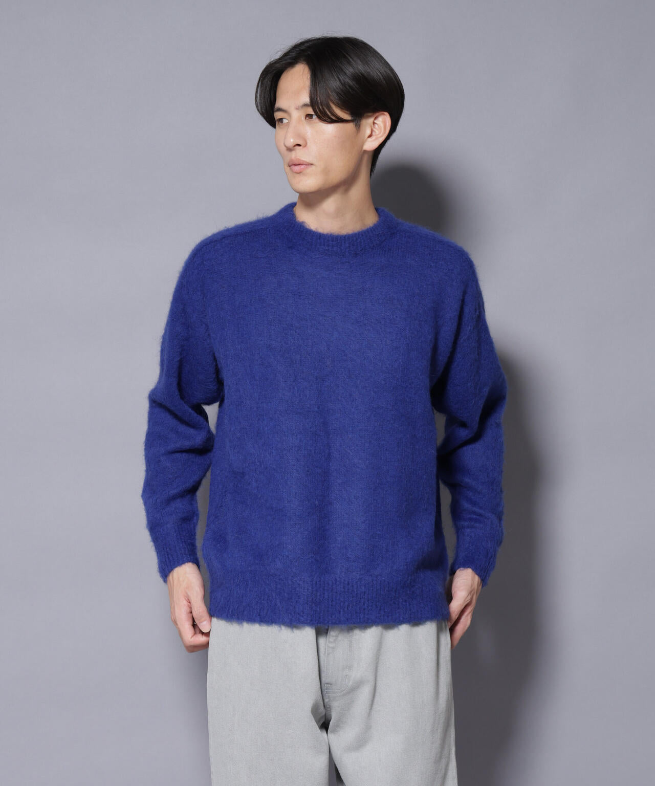 ナノユニバース（NANO universe）/「COFIL」 SCIARADA モヘヤ混 クルーネックニット COFIL｣ SCIARADA モヘヤ混 クルーネックニット