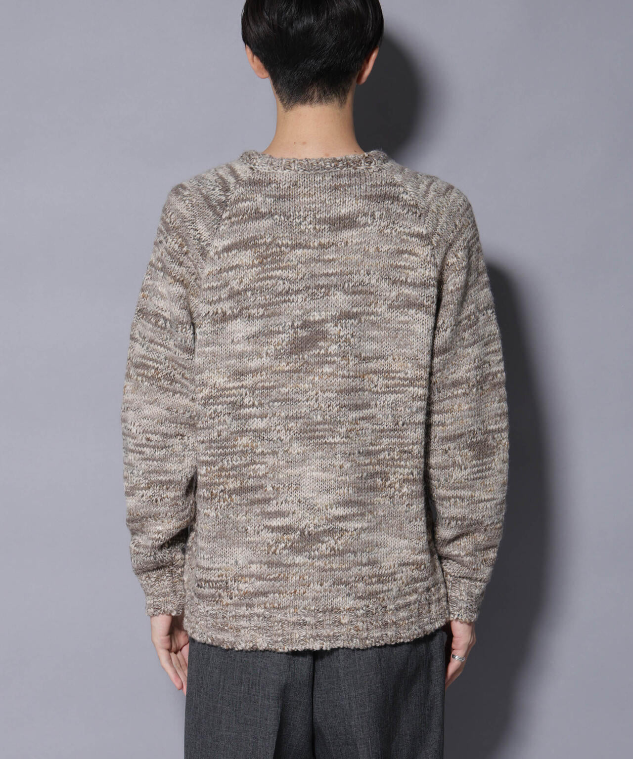 ｢COFIL｣ PAVONE HOLIDAY メランジクルーネックニット 6685222237