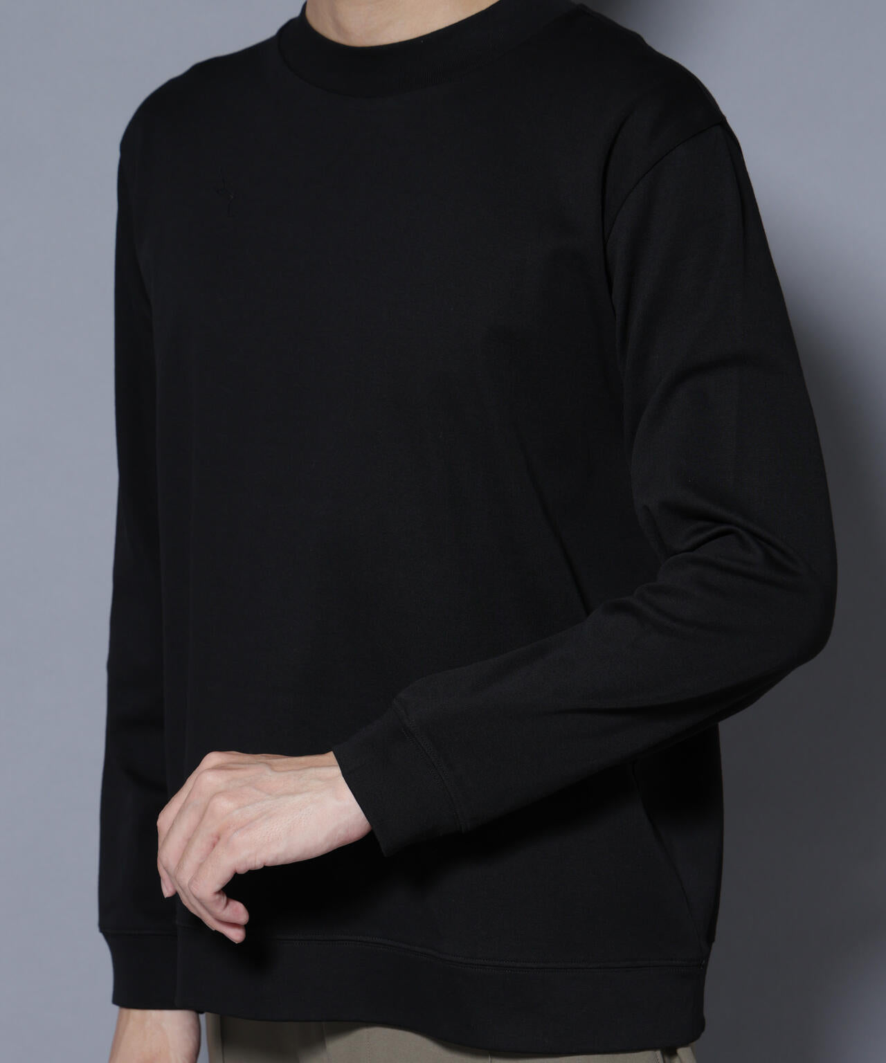 「FORMAL JERSEY」モックネックカットソー長袖 6685223206