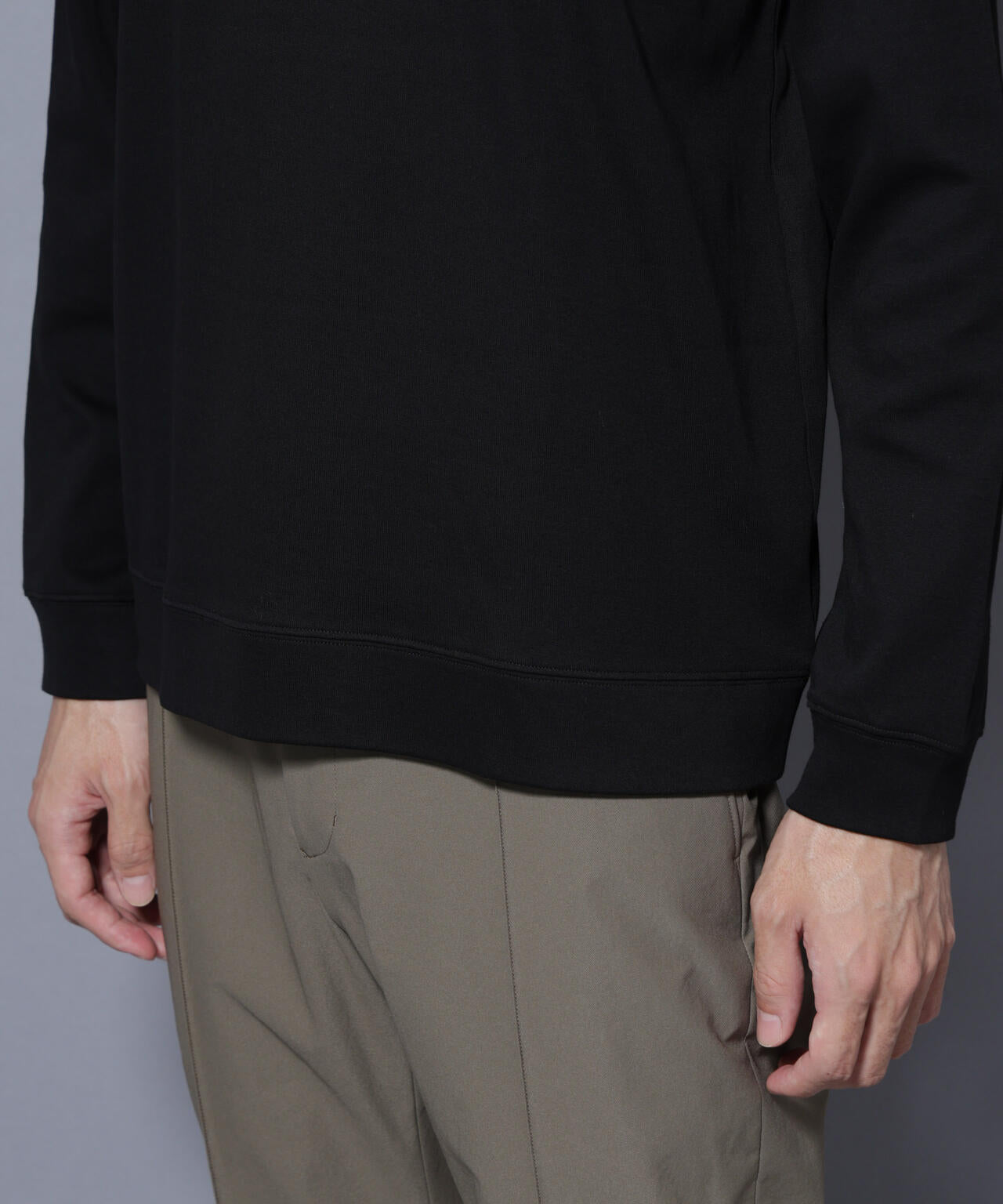 「FORMAL JERSEY」モックネックカットソー長袖 6685223206