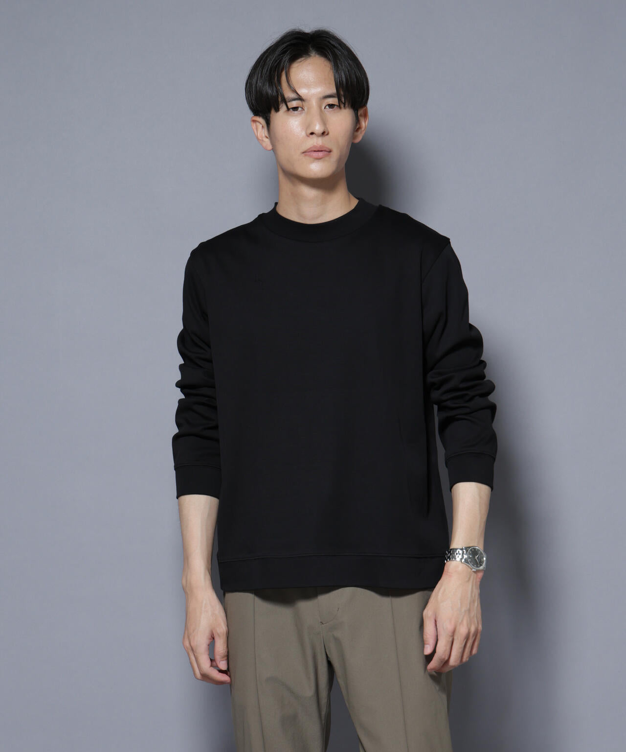 「FORMAL JERSEY」モックネックカットソー長袖 6685223206