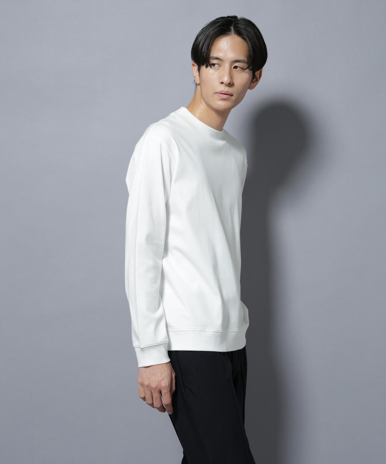 「FORMAL JERSEY」モックネックカットソー長袖 6685223206