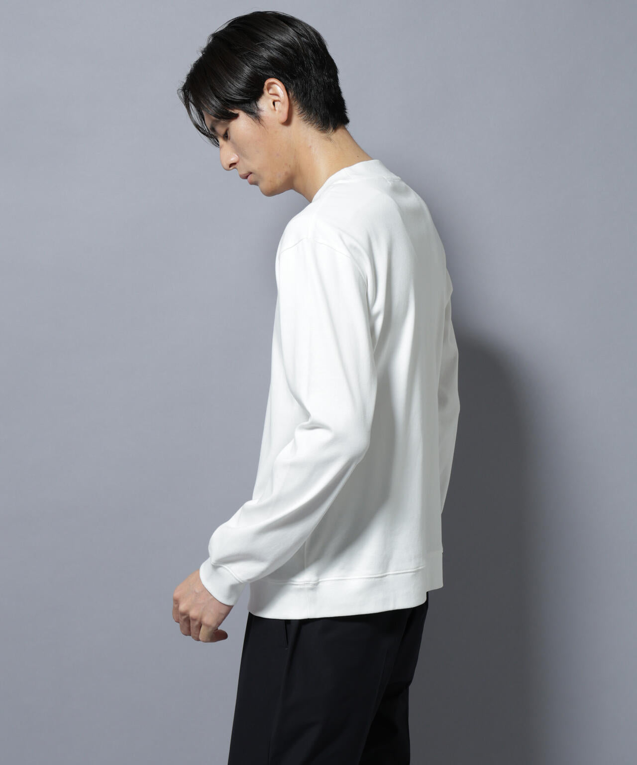 「FORMAL JERSEY」モックネックカットソー長袖 6685223206