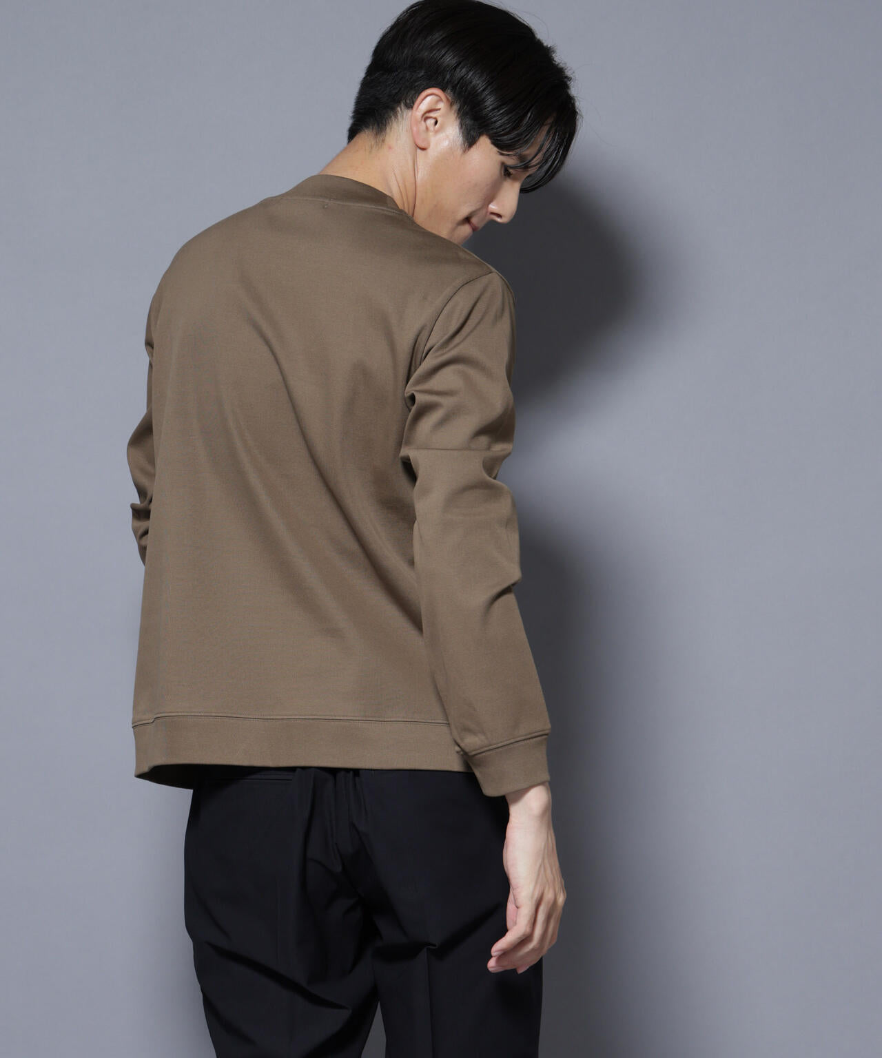 「FORMAL JERSEY」モックネックカットソー長袖 6685223206