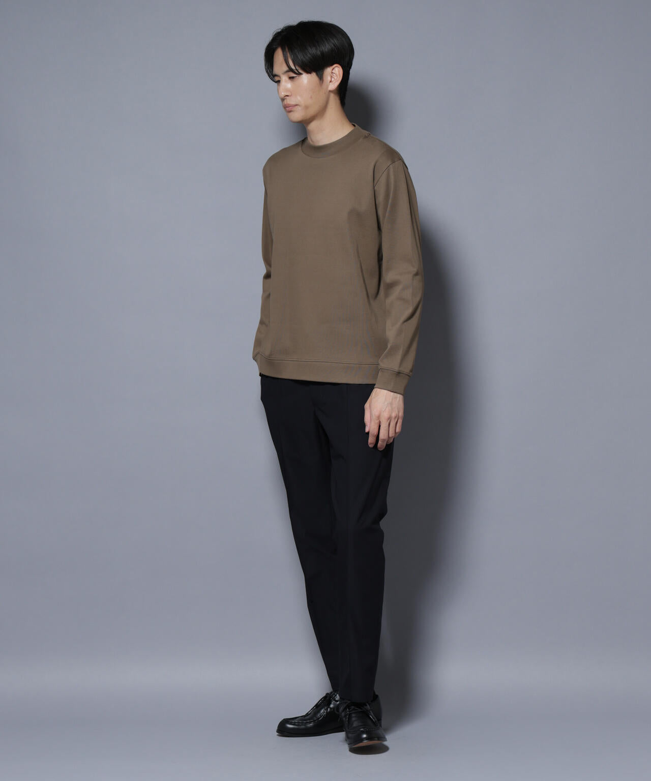 「FORMAL JERSEY」モックネックカットソー長袖 6685223206
