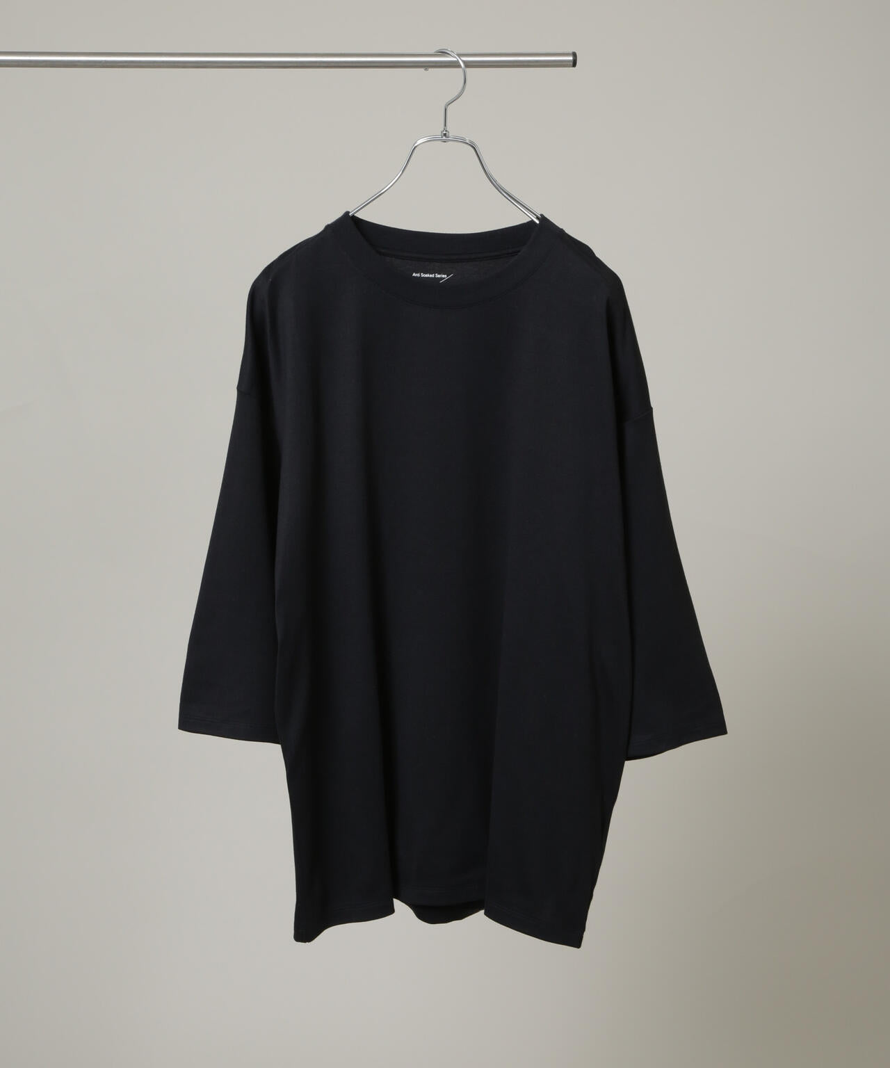 Anti Soaked(R) 汗染み防止 クルーネックワイドTシャツ七分袖 6685223207