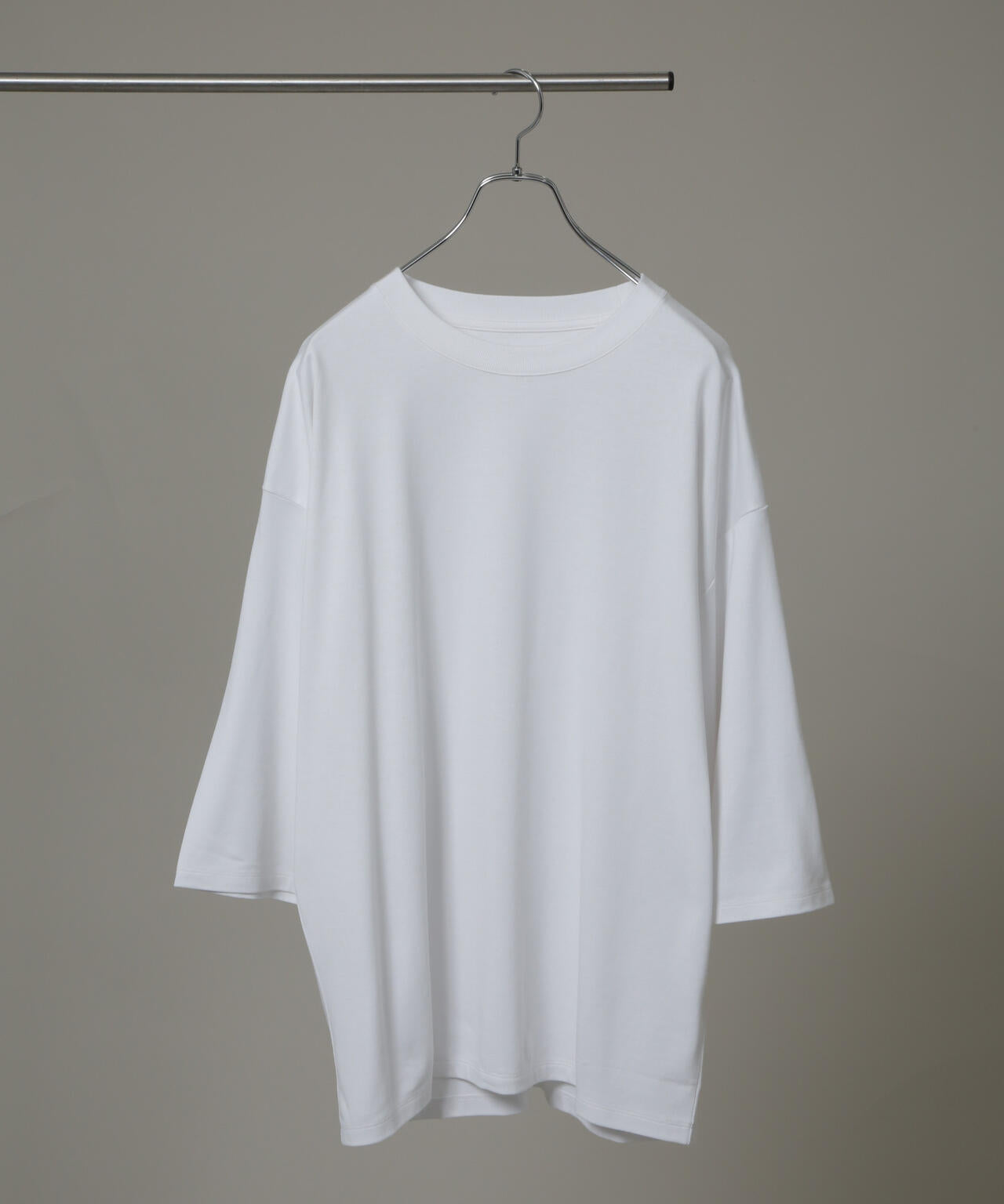 Anti Soaked(R) 汗染み防止 クルーネックワイドTシャツ七分袖 6685223207