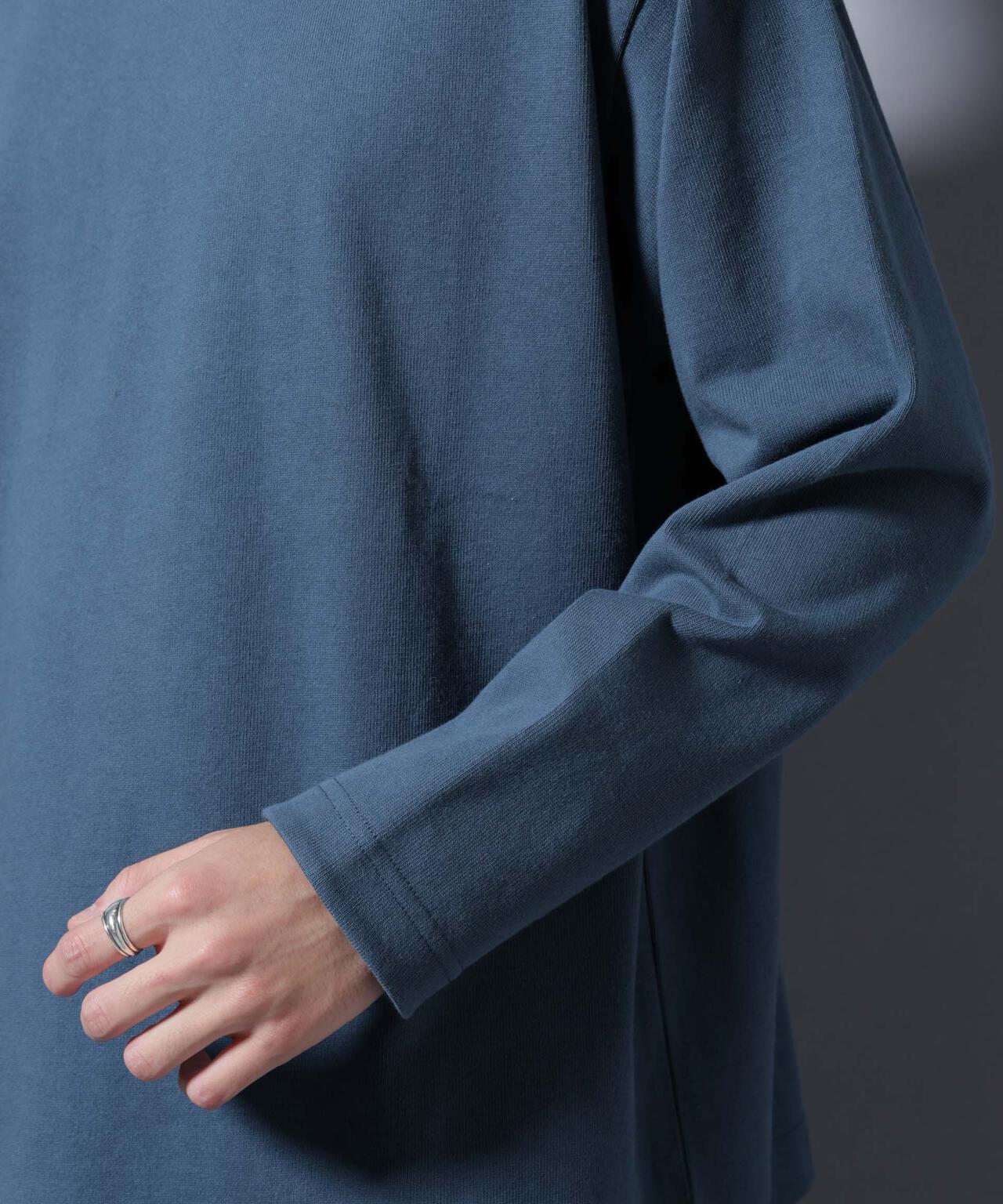 天竺ヘビーコットンボートネックＴシャツ 長袖 6685223212