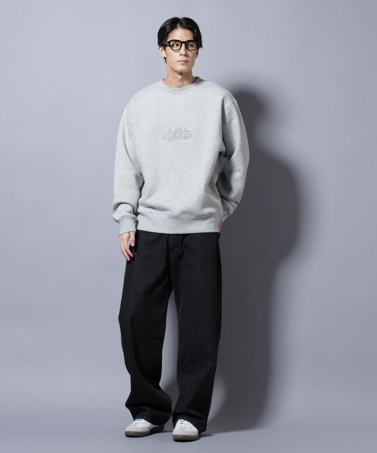 「NJ/CLUB」裏起毛 ジャージークルーネックスウェット 6685223213