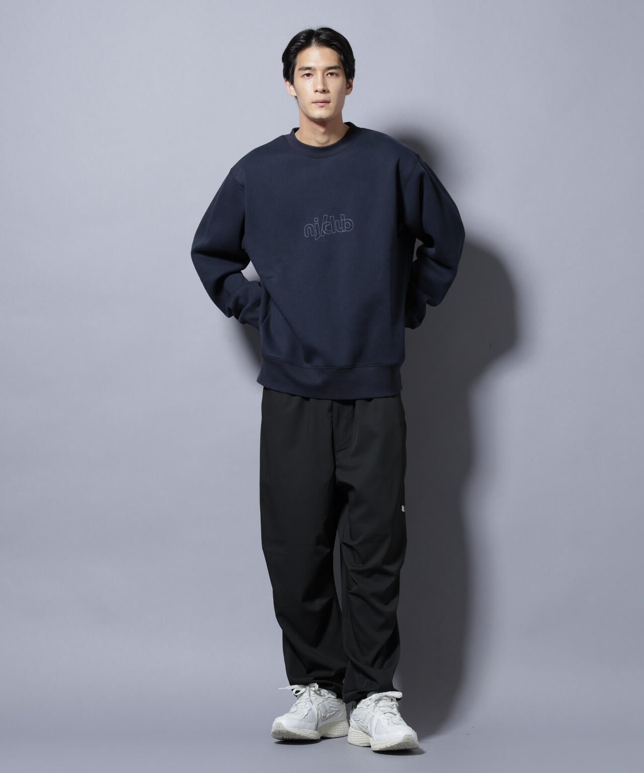 「NJ/CLUB」裏起毛 ジャージークルーネックスウェット 6685223213