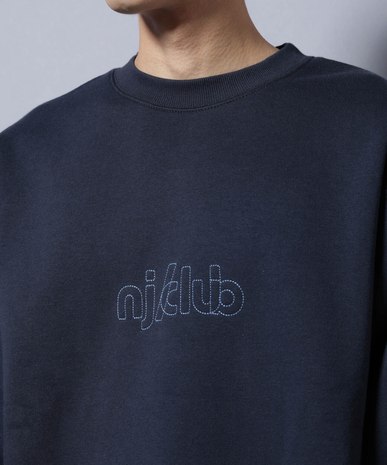 「NJ/CLUB」裏起毛 ジャージークルーネックスウェット 6685223213