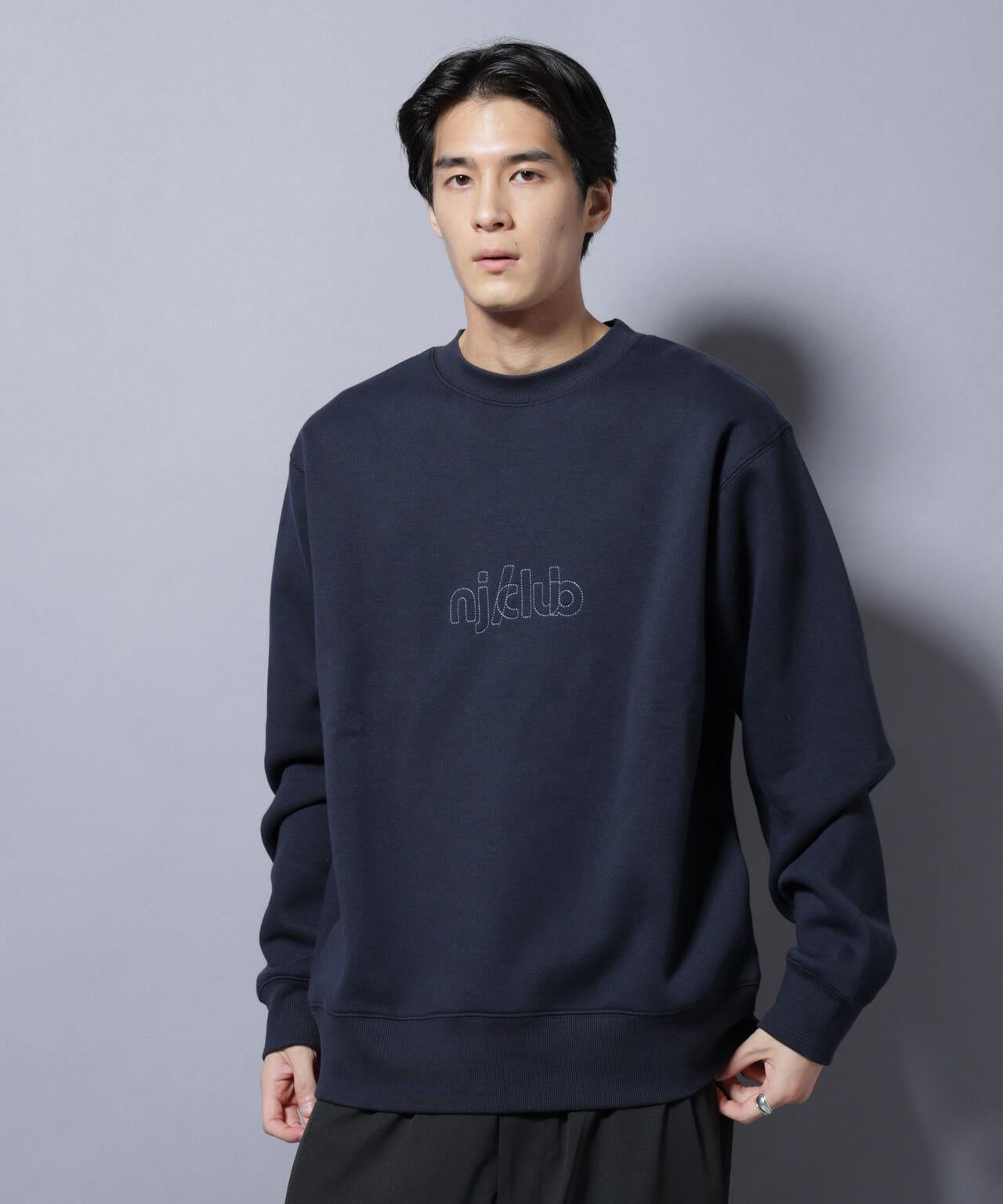 「NJ/CLUB」裏起毛 ジャージークルーネックスウェット 6685223213