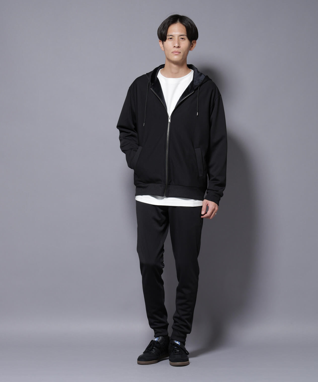 MC｣coveross(R) フリースボンディングジップアップパーカー