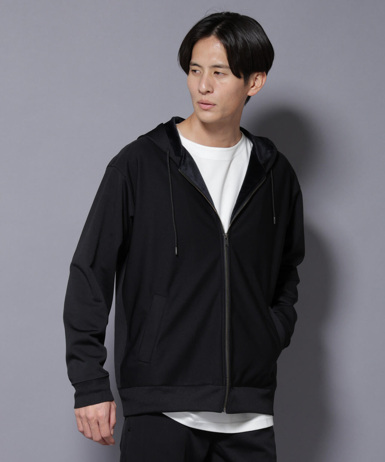 MC｣coveross(R) フリースボンディングジップアップパーカー