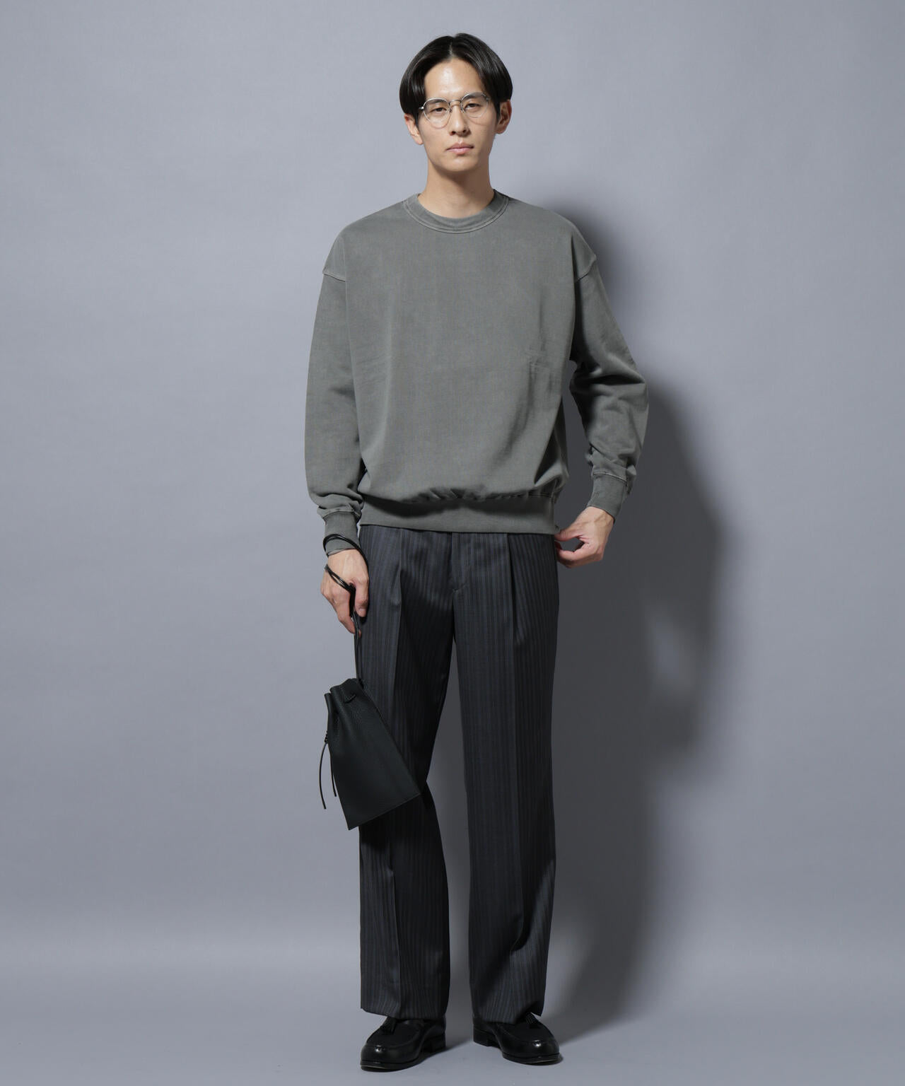 ヴィンテージライク クルーネックスウェット