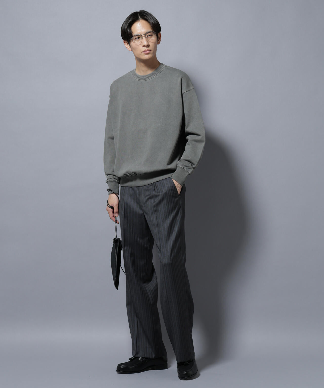 ヴィンテージライク クルーネックスウェット