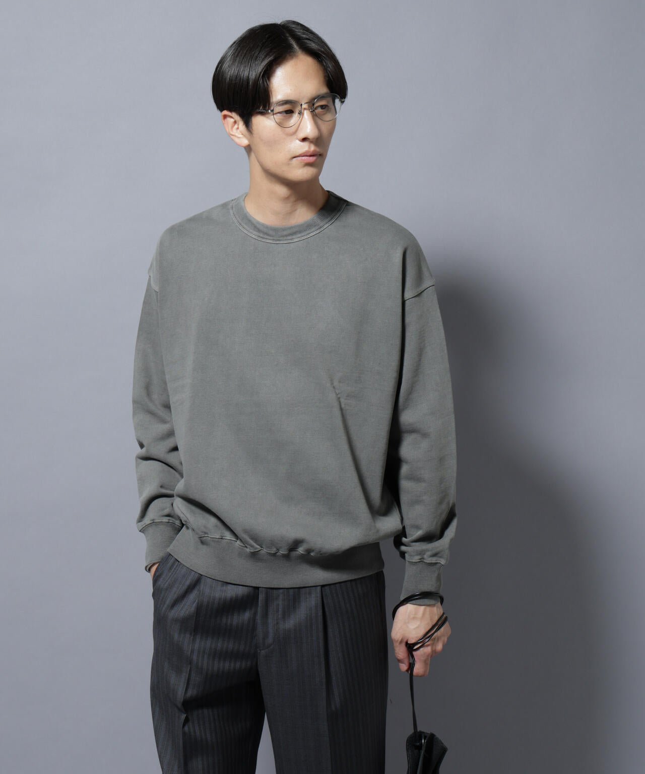 ヴィンテージライク クルーネックスウェット