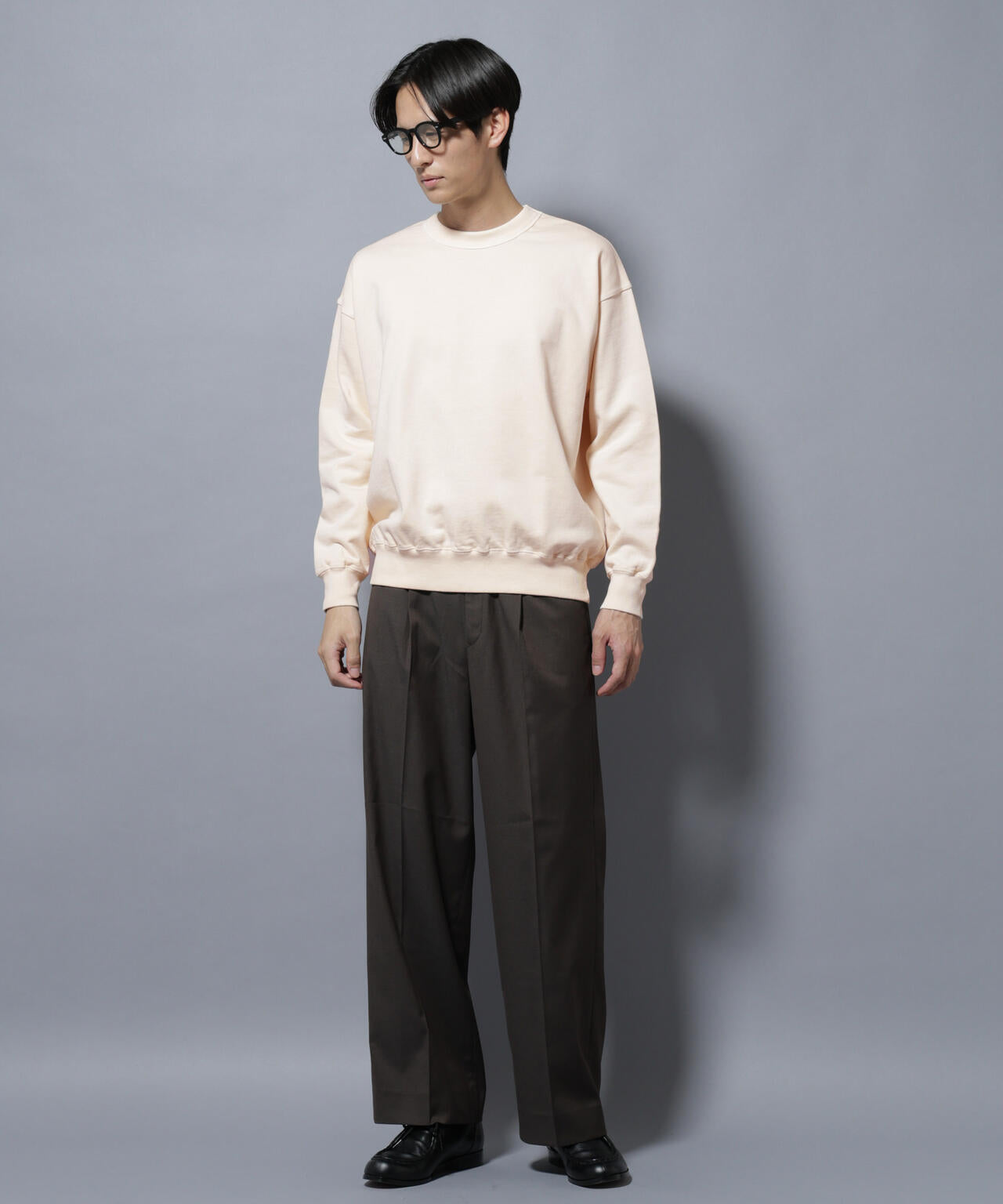 ヴィンテージライク クルーネックスウェット