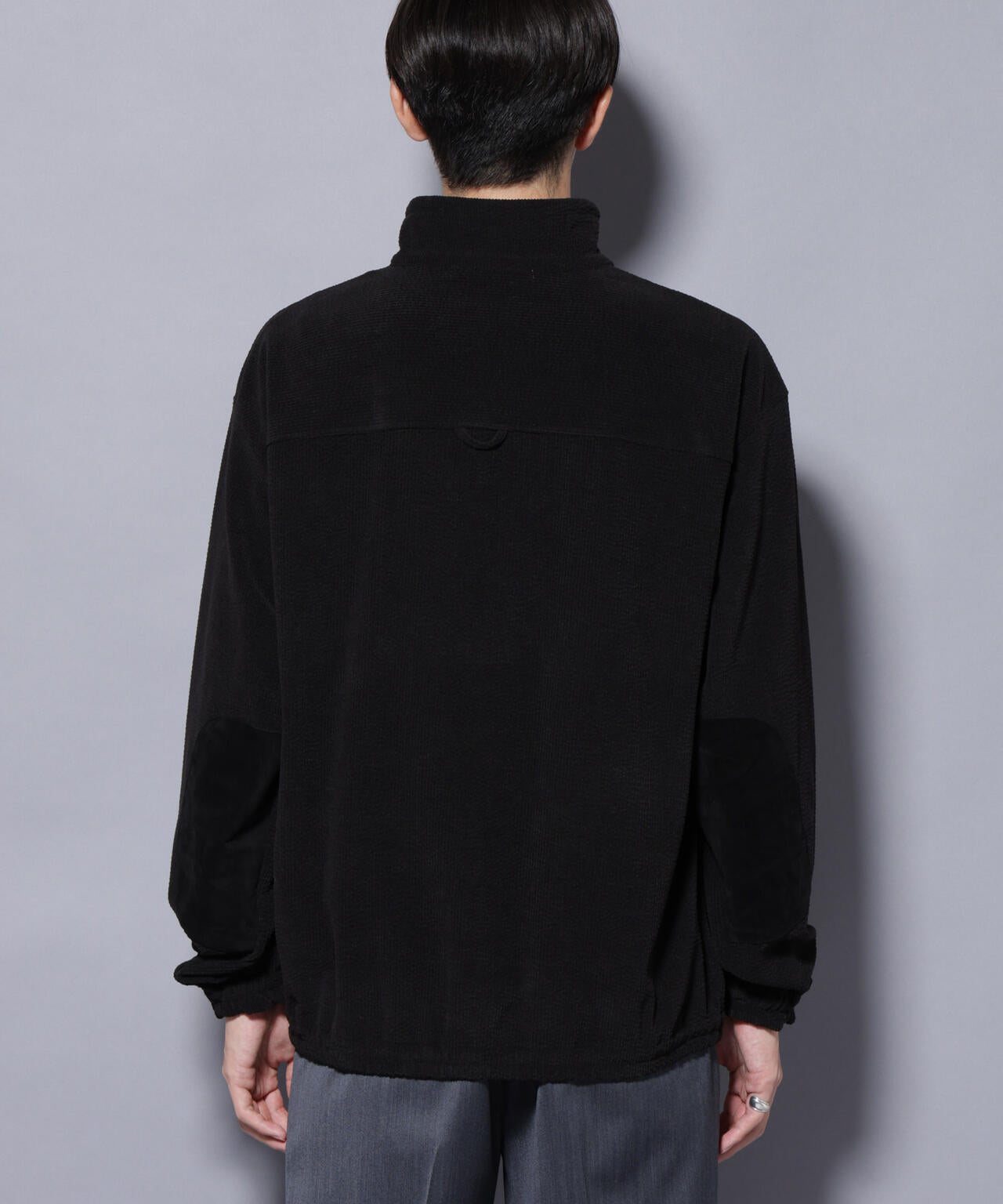 モールJQDコーデュロイハーフジッププルオーバー