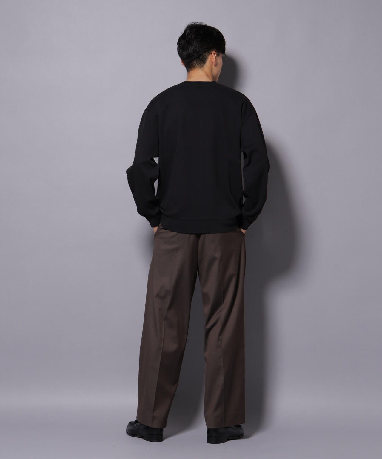 ナノユニバース（NANO universe）/コットンガーメントダイサーマルクルーネックプルオーバー コットンガーメントダイサーマルクルーネックプルオーバー