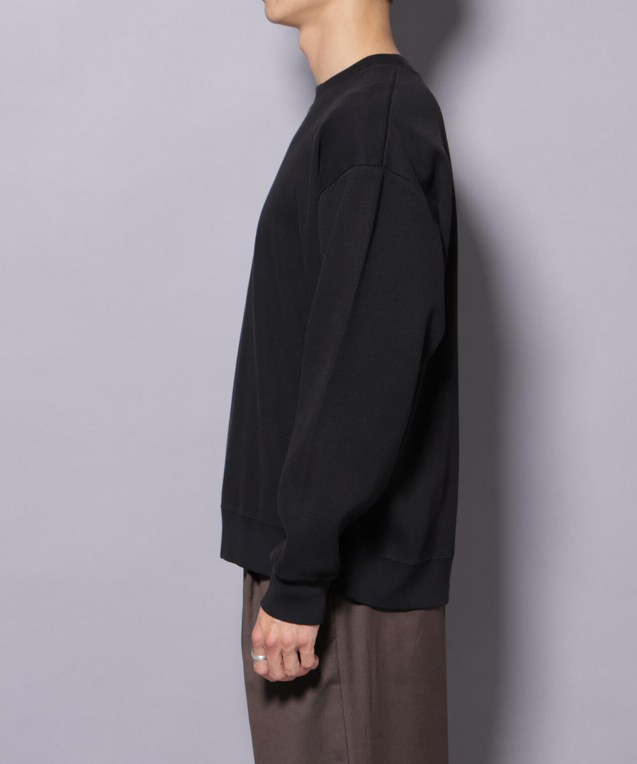 コットンガーメントダイサーマルクルーネックプルオーバー 6685223240