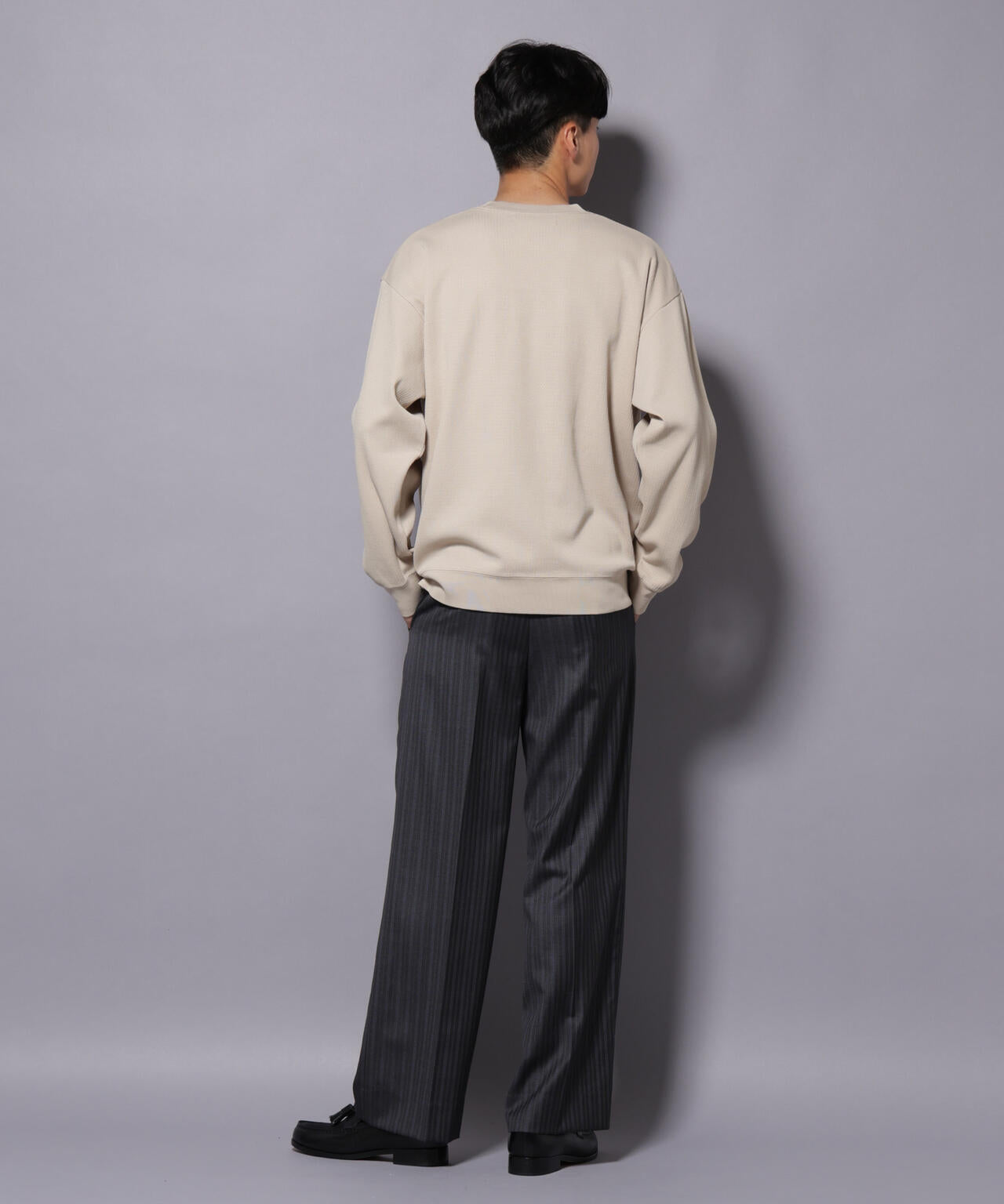 コットンガーメントダイサーマルクルーネックプルオーバー 6685223240