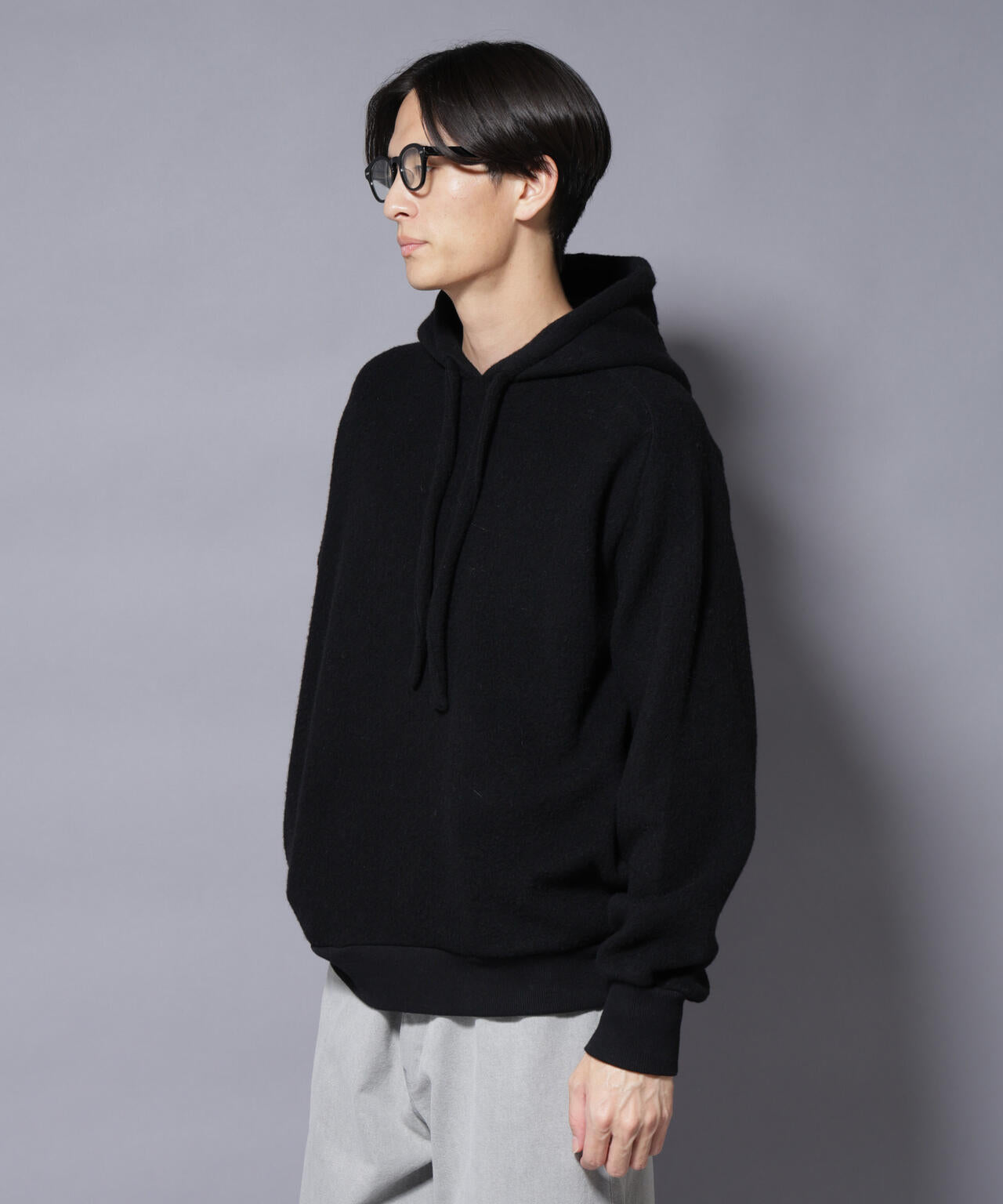 MIYATA×NANO JAPANMADE ウール/コットン パーカー