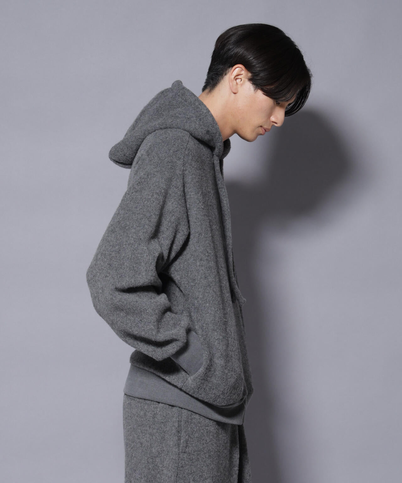 ナノユニバース（NANO universe）/MIYATA×NANO JAPANMADE ウール／コットン パーカー MIYATA×NANO JAPANMADE ウール/コットン パーカー