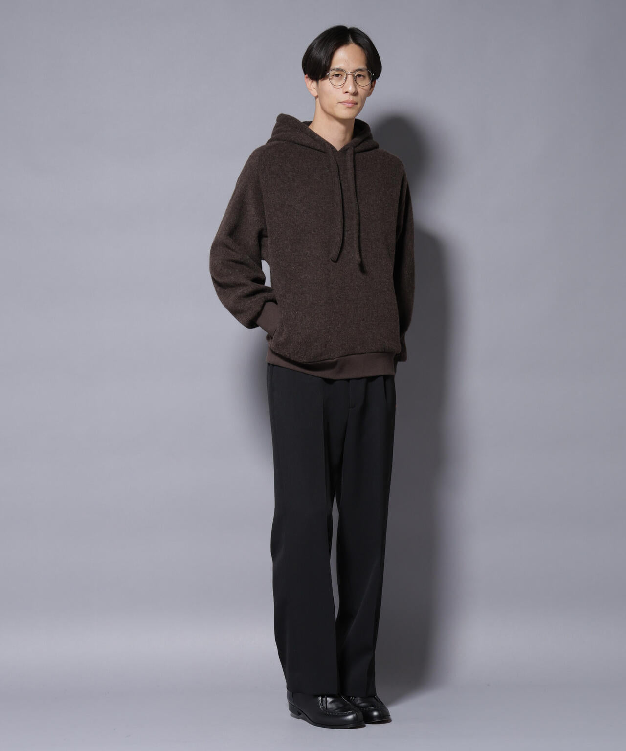 MIYATA×NANO JAPANMADE ウール/コットン パーカー