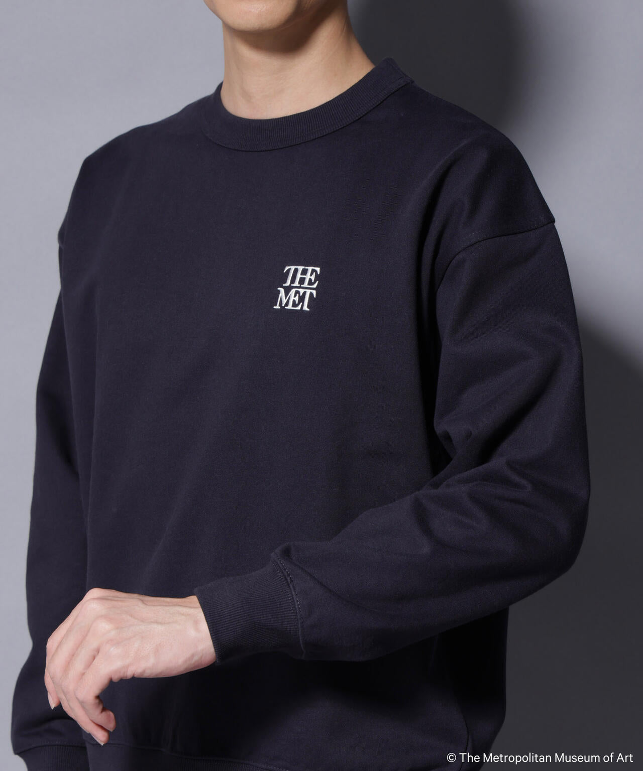 The Met」ロゴ×アーカイブロゴ刺繍スウェット(セットアップ可)