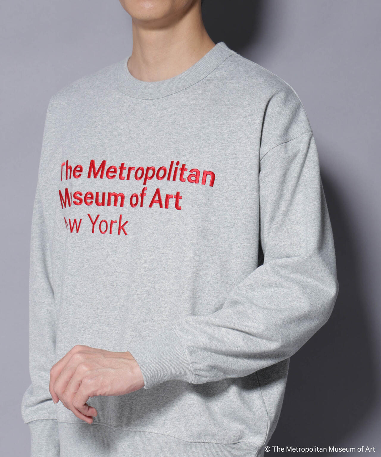 The Met」 リーガルネーム刺繍 スウェット
