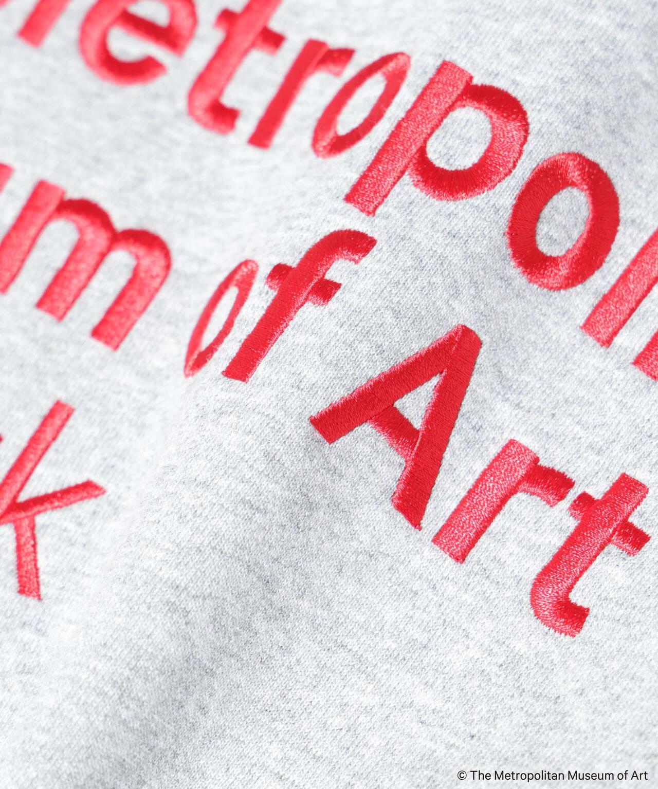 The Met」 リーガルネーム刺繍 スウェット