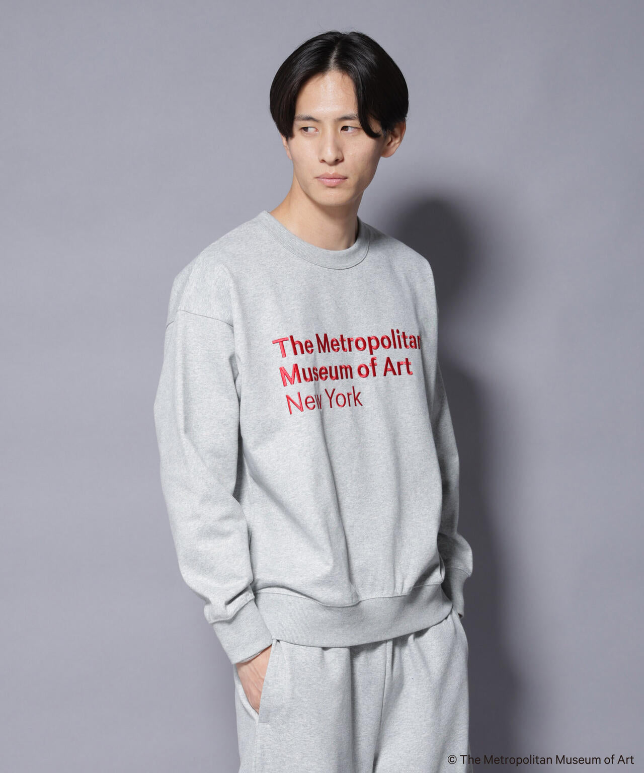 The Met」 リーガルネーム刺繍 スウェット