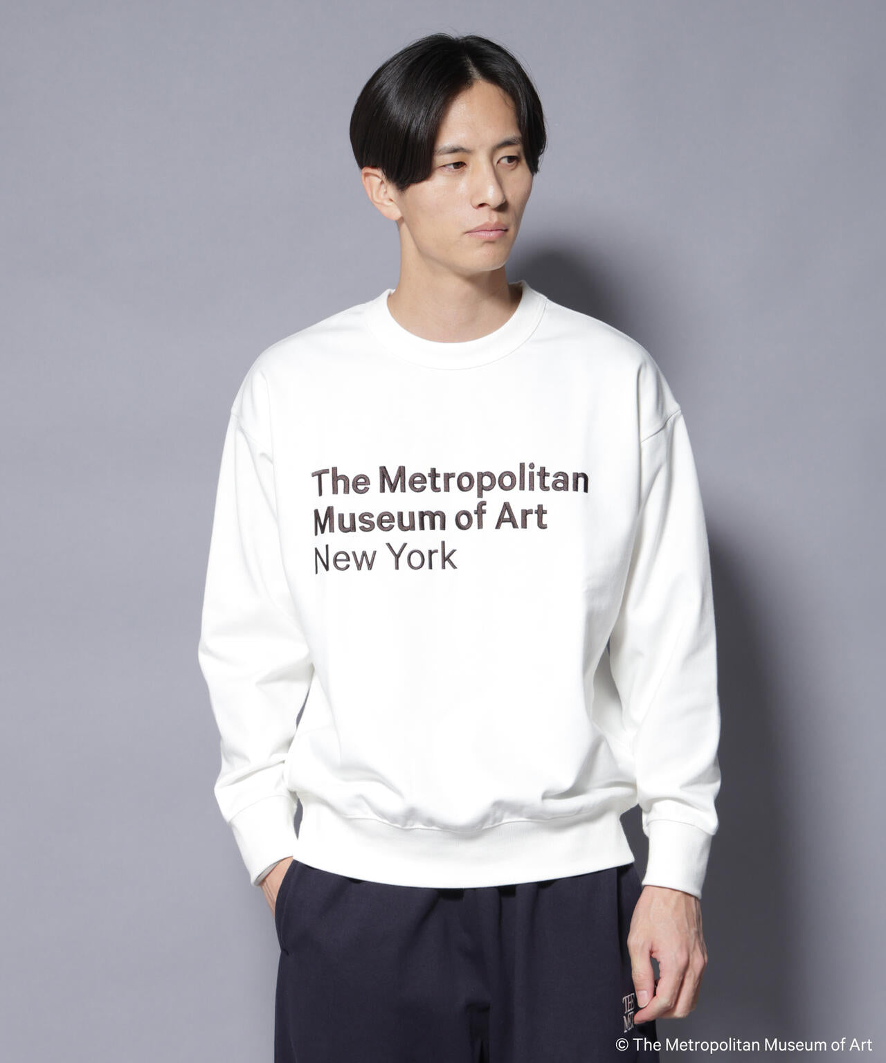 The Met」 リーガルネーム刺繍 スウェット