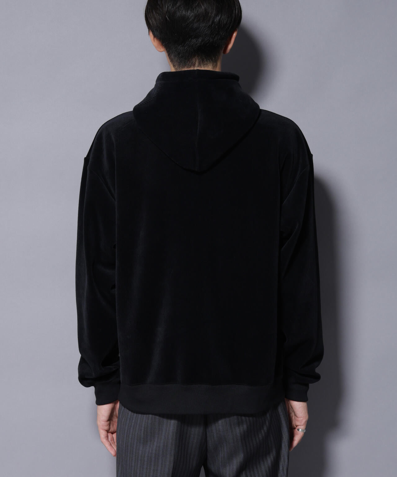 クロコ加工フリース ZIPパーカ 6685223245