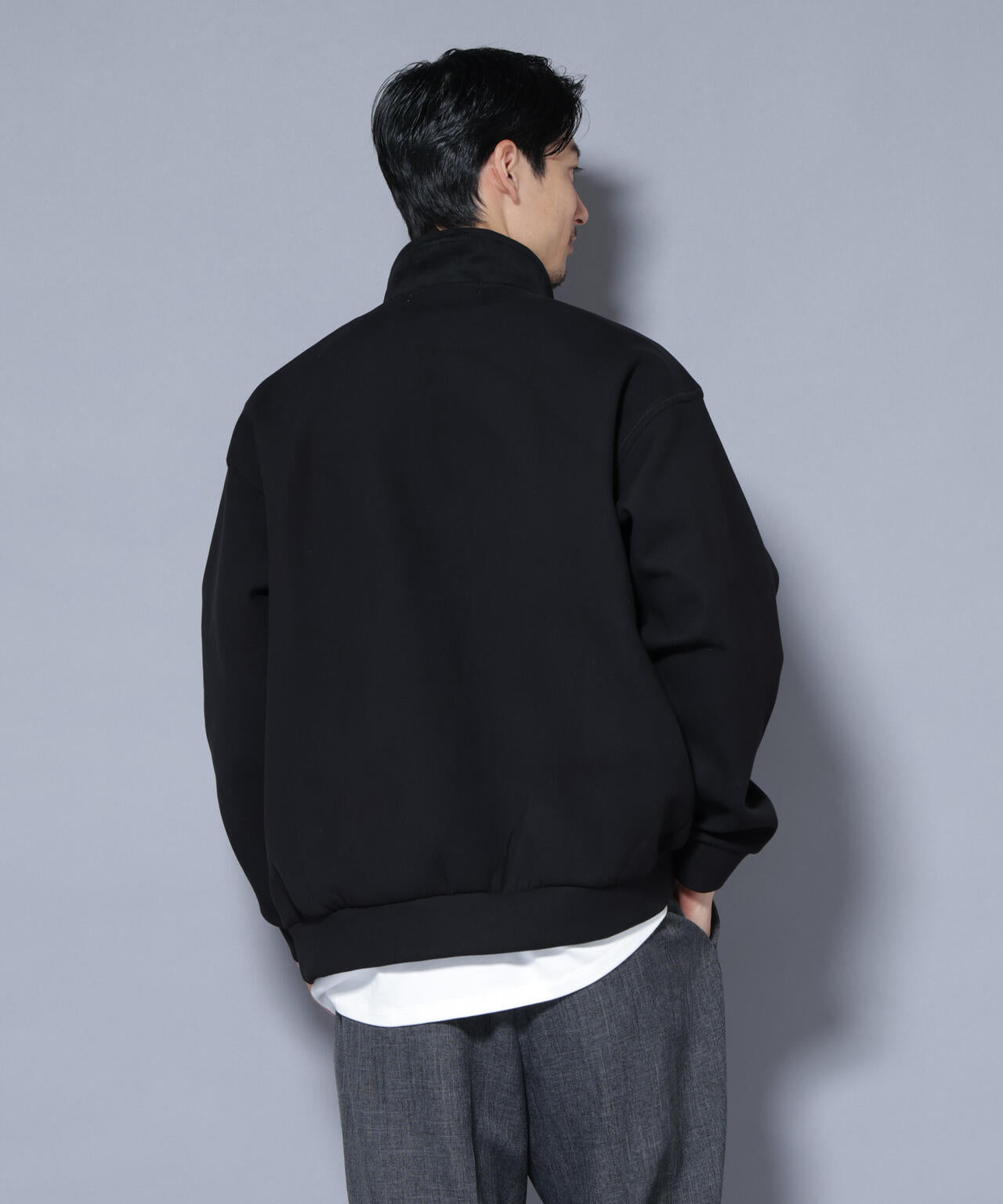 スーパーストレッチブラッシュドポンチブルゾン 6685223246