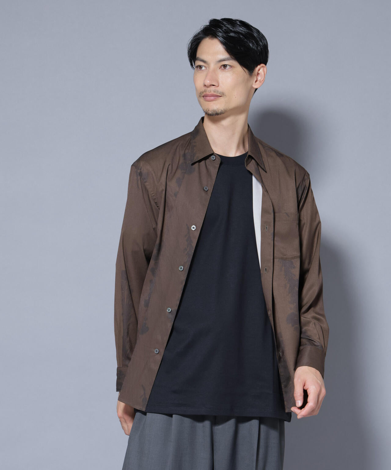 Anti Soaked(R) 汗染み防止 クルーネックレギュラーシルエットTシャツ 6685224221