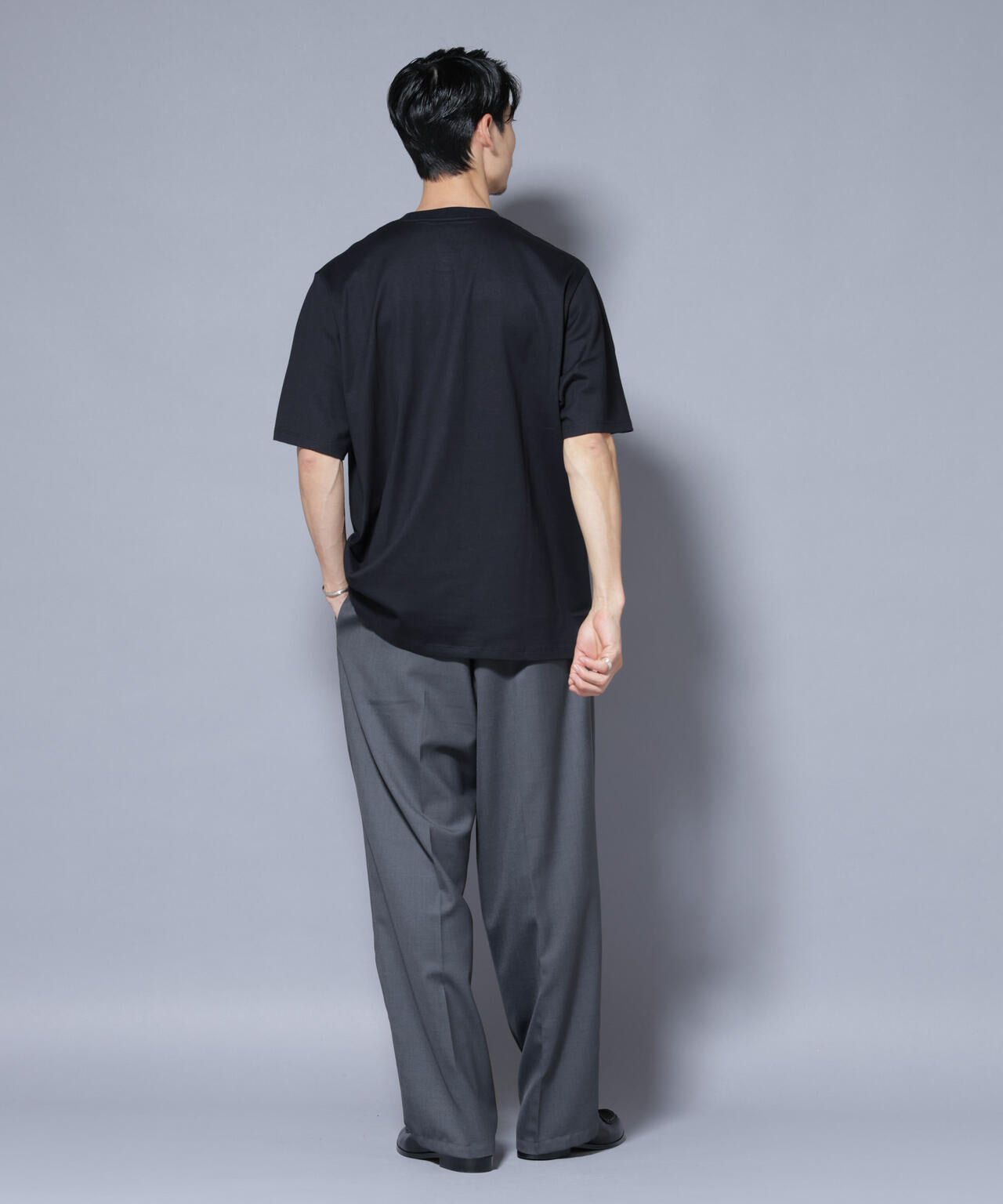 Anti Soaked(R) 汗染み防止 クルーネックレギュラーシルエットTシャツ 6685224221