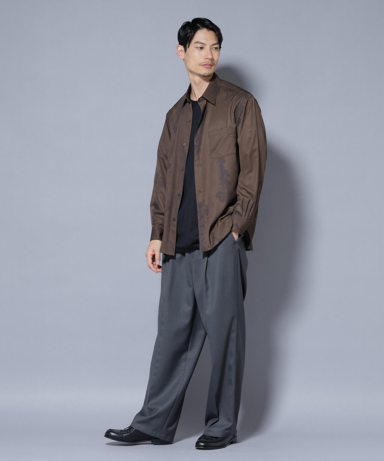 Anti Soaked(R) 汗染み防止 クルーネックレギュラーシルエットTシャツ 6685224221