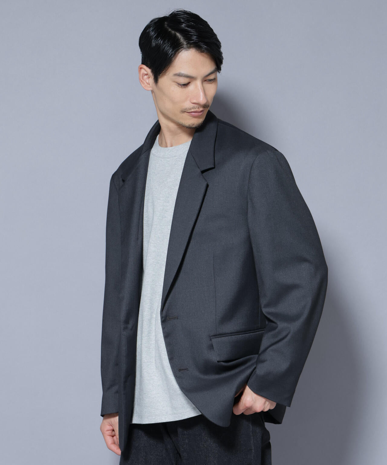 Anti Soaked(R) 汗染み防止 クルーネックレギュラーシルエットTシャツ 6685224221