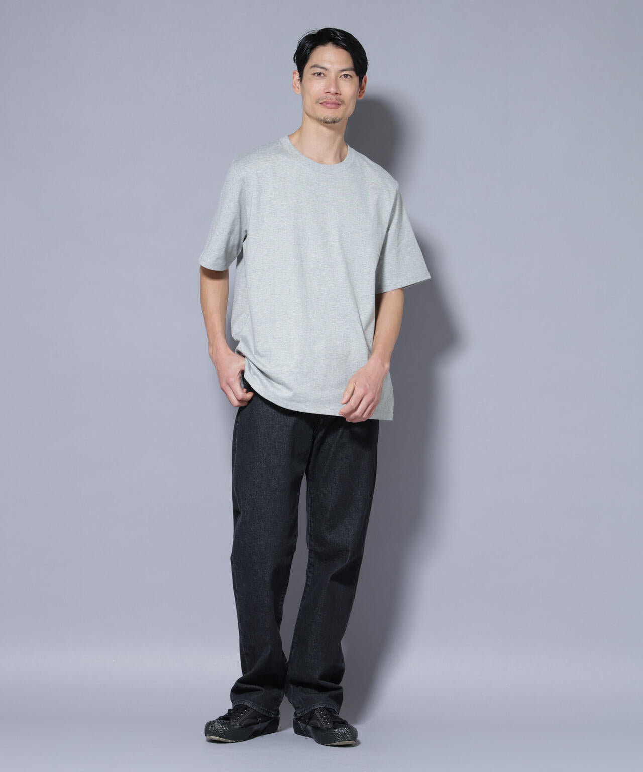 Anti Soaked(R) 汗染み防止 クルーネックレギュラーシルエットTシャツ 6685224221