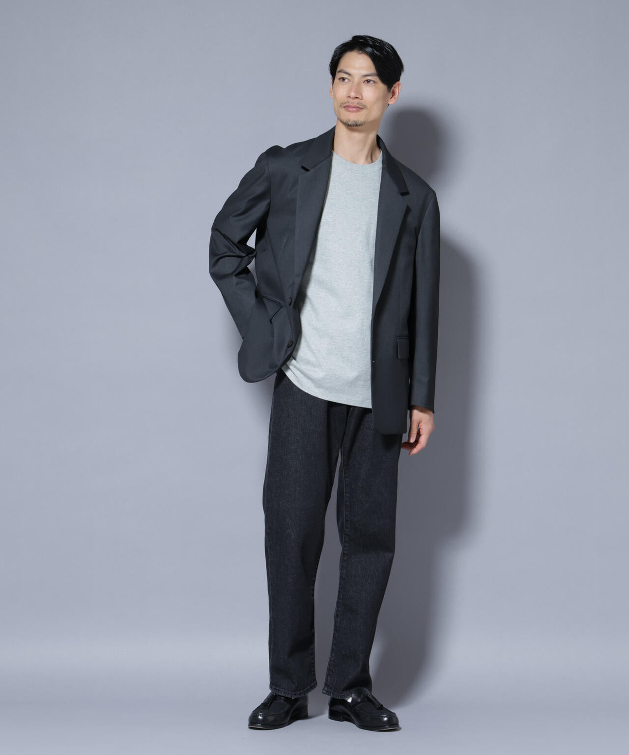 Anti Soaked(R) 汗染み防止 クルーネックレギュラーシルエットTシャツ 6685224221