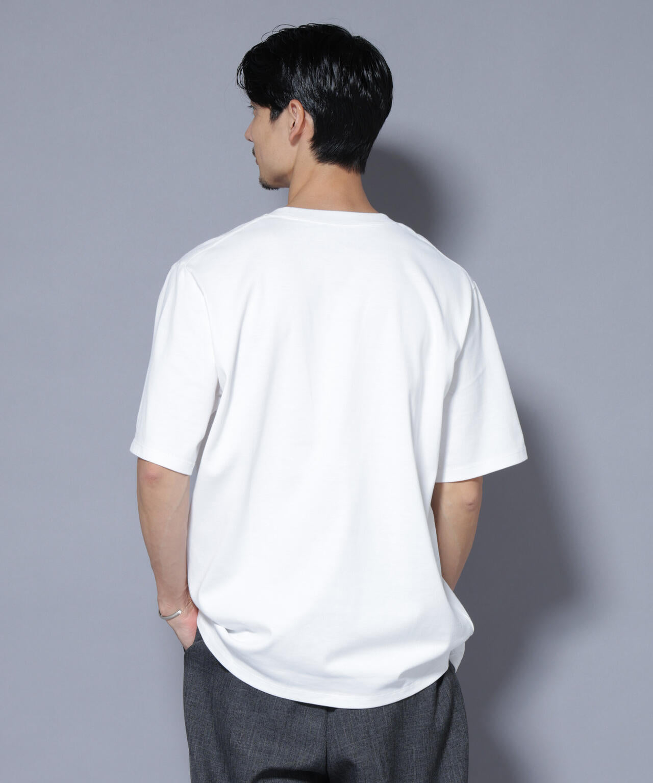 Anti Soaked(R) 汗染み防止 クルーネックレギュラーシルエットTシャツ 6685224221