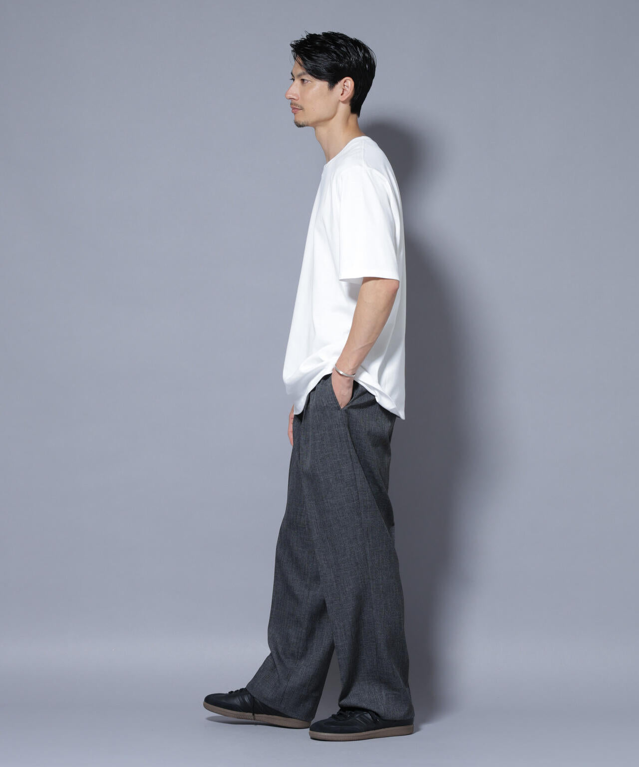 Anti Soaked(R) 汗染み防止 クルーネックレギュラーシルエットTシャツ 6685224221