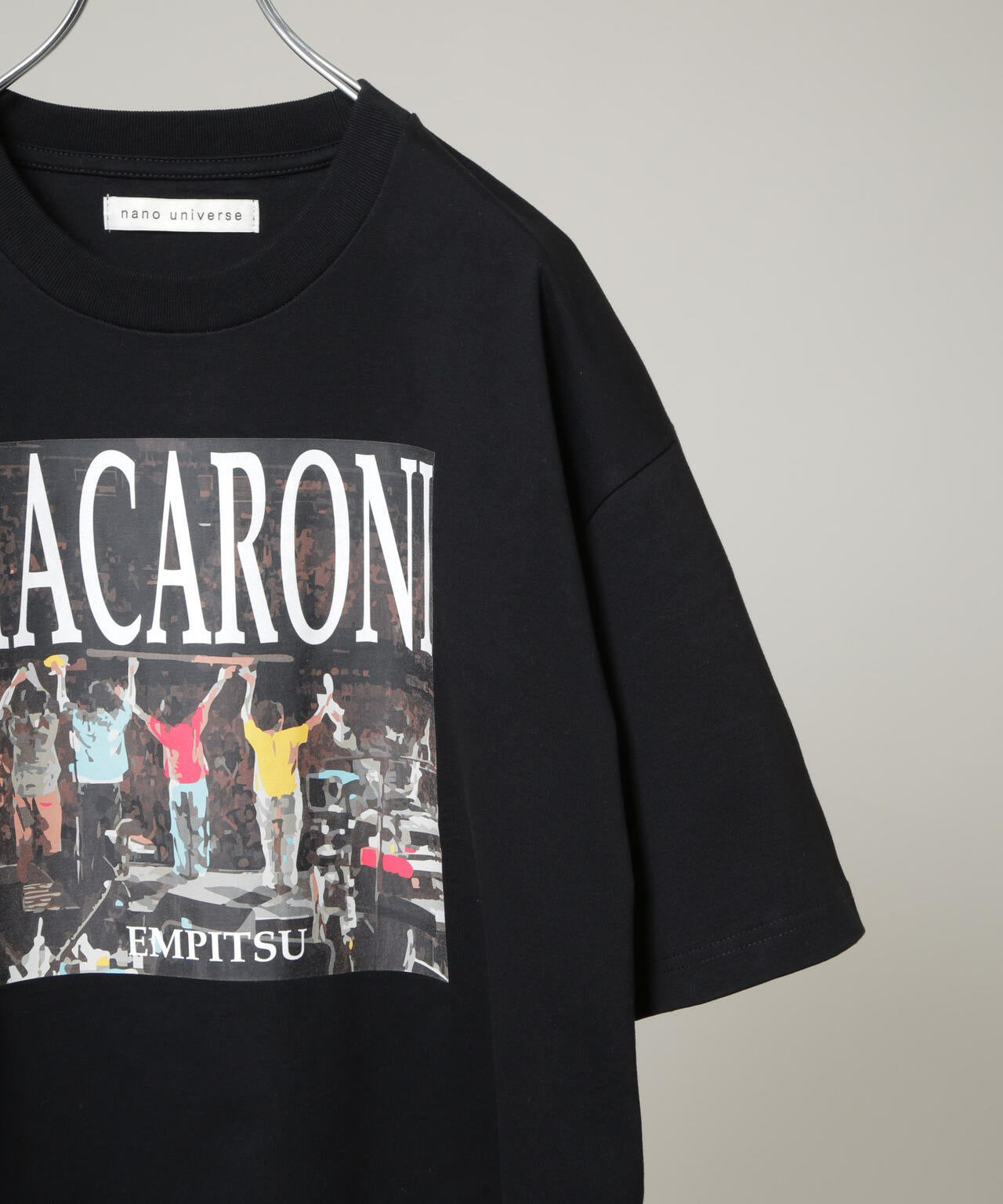 完売マカロニえんぴつ　ナノユニバース　コラボ限定　Tシャツ　ブラック　Mサイズ マカロニえんぴつコラボ 10thAnniversaryTシャツ