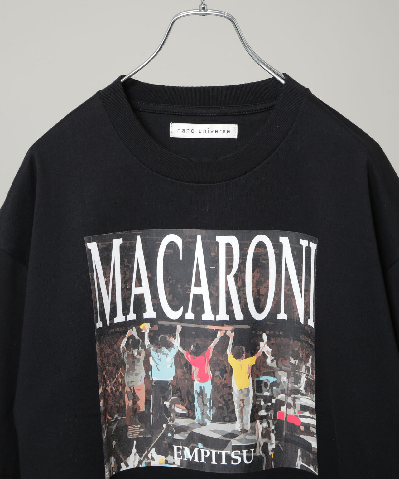 完売マカロニえんぴつ　ナノユニバース　コラボ限定　Tシャツ　ブラック　Mサイズ マカロニえんぴつコラボ 10thAnniversaryTシャツ