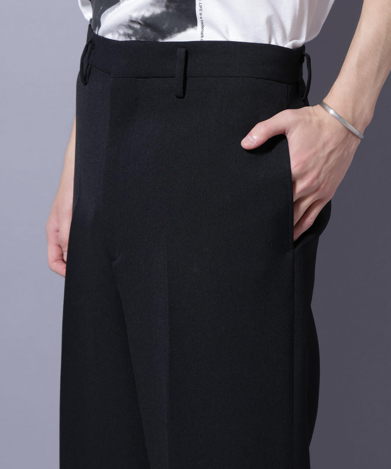 Reflax(R) ダブルクロスウェザーストレートパンツ (セットアップ可)