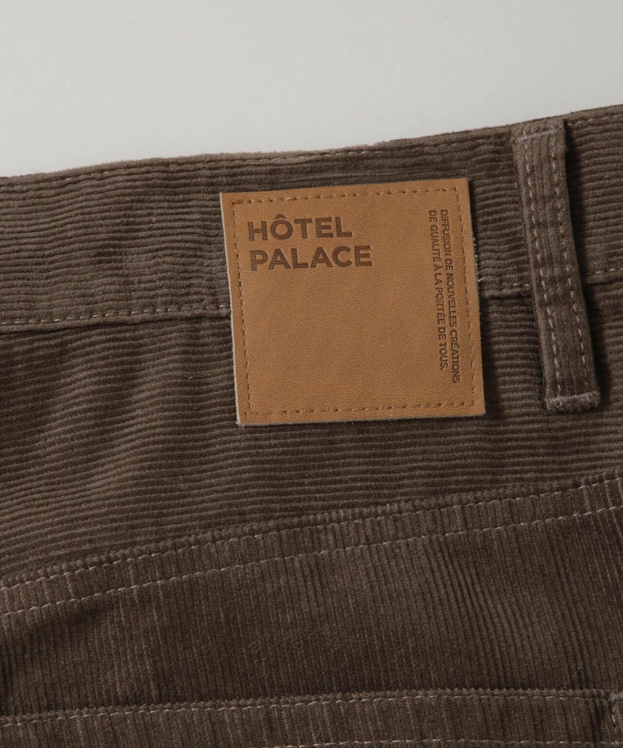 ｢HOTEL PALACE｣ ワイドストレートコーデュロイパンツ 6685227215