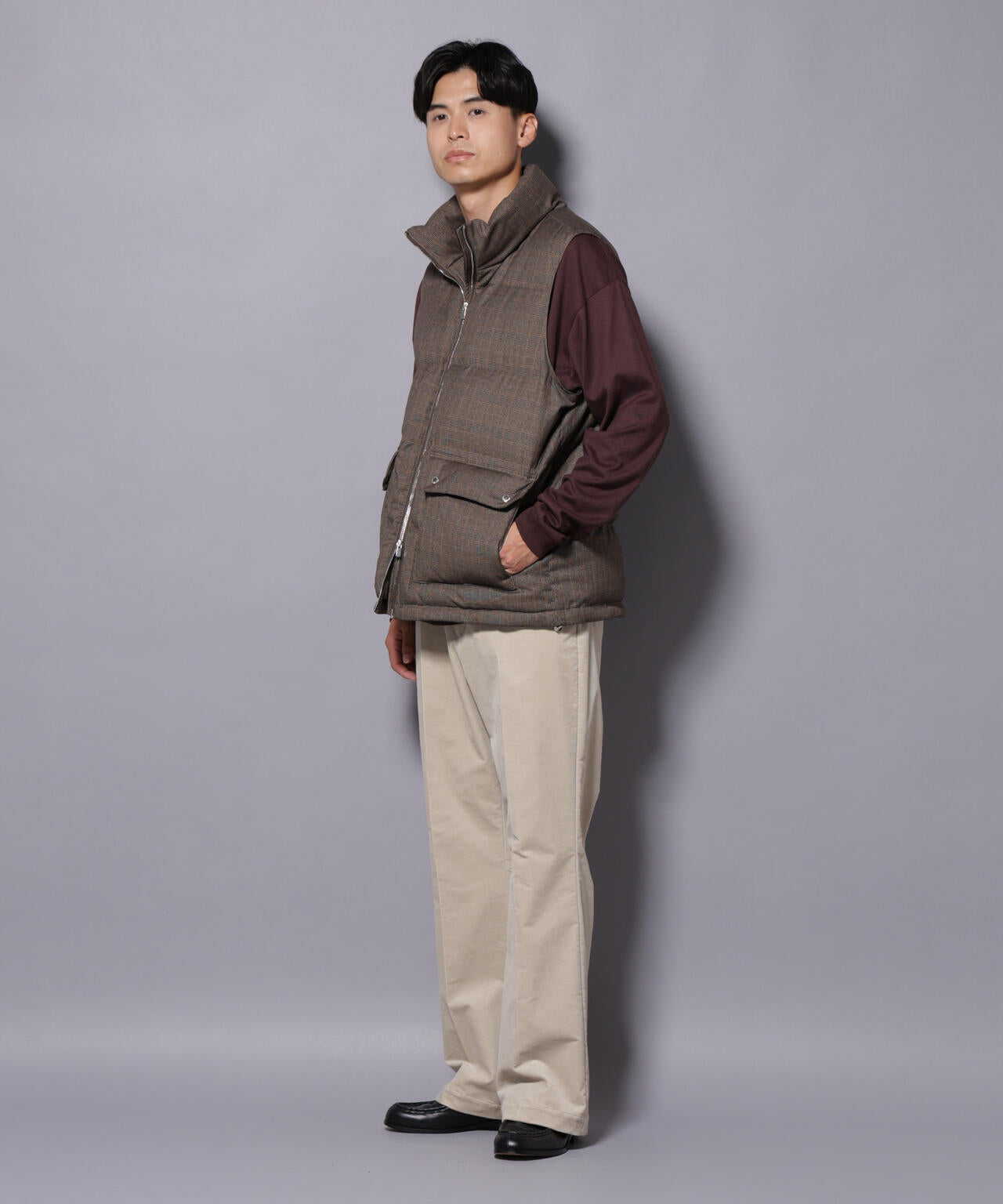 ナノユニバース（NANO universe）/AIRコーデュロイ ライトフレアパンツ／STRETCH（セットアップ可） AIRコーデュロイ ライトフレアパンツ/STRETCH（セットアップ可）